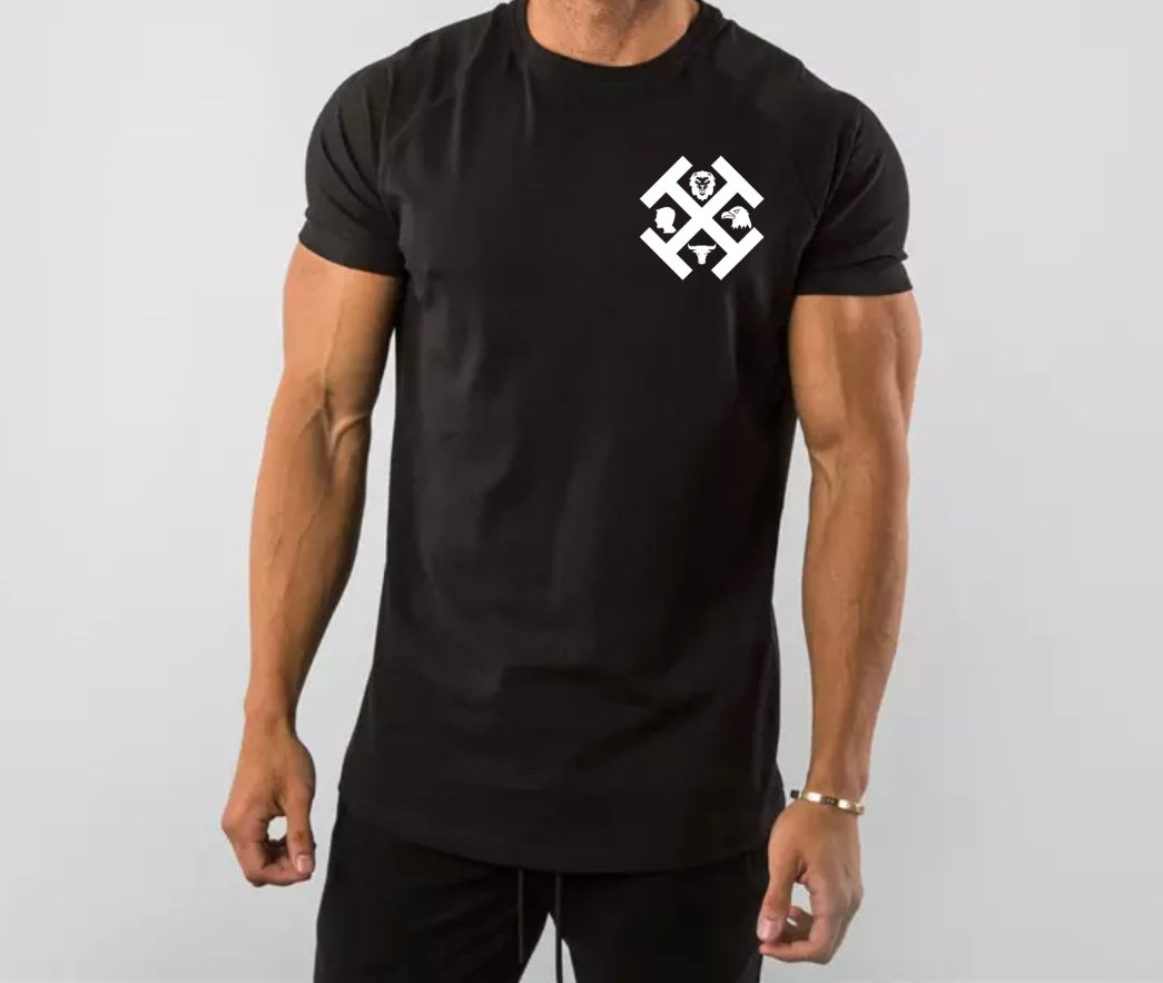 LEOM Short Sleeve T-Shirt (Black)