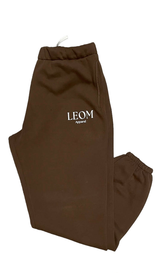 LEOM Essential Sweatpants - Brown